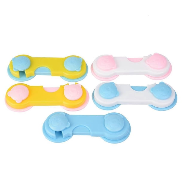 5Pcs Baby Safety Cabinet Door Fridge Clamp Lock Kids Drawer Cupboard Box Locks