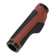 thumbnail image 2 of paire de poignées de guidon de vélo antidérapantes en caoutchouc pour vélos de route et de montagne, marron et noir, 2 of 4