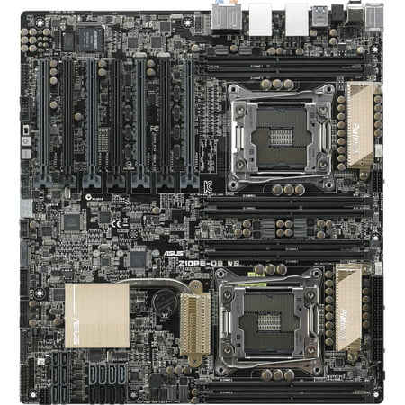 Asus Z10PE-D8 WS Workstation Motherboard - Intel Chipset - Socket LGA 2011-v3 - SSI EEB - 2 x Processor Support - 512 GB DDR4 SDRAM Maximum RAM - 2.13 GHz, 1.87 GHz, 1.60 GHz Memory Speed Supported