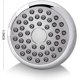 thumbnail image 3 of High pressure chrome shower head with powerful jet and small silicone nozzle, 3 of 5