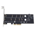 thumbnail image 4 of Adaptador Dual ANGGREK M.2 PCIe PCB PCIEx4 a 2 puertos Plug And Play, 4 of 7