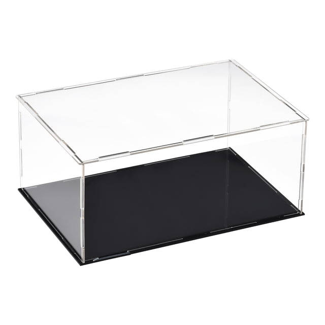 Unique Bargains Acrylic Clear Display Case Box Dustproof Protection Showcase Cube Collectibles Show Box 25x15x10cm