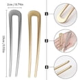 thumbnail image 2 of horquillas para el pelo en forma de U, horquillas metálicas para el pelo, accesorios para el cabello., 2 of 5