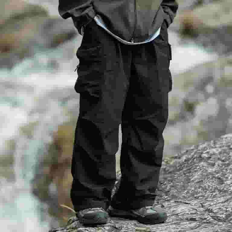 大特価 意味 Pants for Men,Male Summer Double Pleated Parachute Pants Clothing