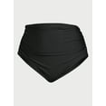 thumbnail image 6 of Time and Tru Women's and Women's Plus Ruched Bikini Bottom, Sizes S-3X, 6 of 6