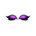 thumbnail image 2 of Lazy Eye Shadow Eyelash Patch,Eyeshadow Eyelash Stickers, 3-in-1 Self-Adhesive Reusable Fast Eye Makeup Stickers with False Lashes, Shadow, Eyeliner, for Party, Prom 1PC-Purple, 2 of 9
