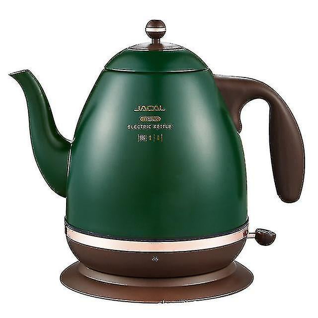 Retro Electric Kettle 304 Stainless Steel Household Appliances 1.5l Portable Travel Water Boiler 1500w European Style Coffee Pot
