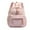 Pink, variant on Casual y2k Backpack for Women Cute Travel Bags Soft Durable Rucksack Multicolored Striped Fashion Backpack Daypack for Study Work Laptop