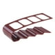 thumbnail image 2 of Soporte para control remoto Organizador de control remoto Soporte de almacenamiento con 4 compartimentos Café, 2 of 9