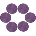 thumbnail image 2 of Woven Braided Non-Slip for Dining Tables Placemats 15 Inches Classic Round Set of 6 (Purple), 2 of 7