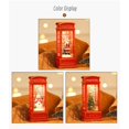 thumbnail image 1 of OUSITAID Lantern Light Christmas Decoration Lamp LED Hanging Telephone Booth Light Party Prop  Snowman, 1 of 10