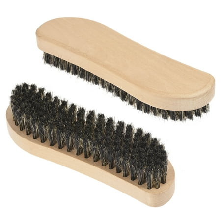 

Uxcell 7.5 Shoe Cleaning Brush Shoe Scrubber Bristle Wooden Color 2 Pack