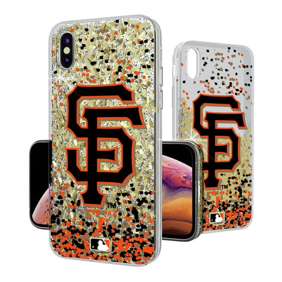 San Francisco Giants Glitter Confetti iPhone Case