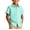 AB618 Mint Green, variant on Tisuna Boys Summer Shirts Kids Short Sleeve Button Down Solid Color Tops Breathable Everyday Wear Tees For Toddler And Tweens 1-11 Years