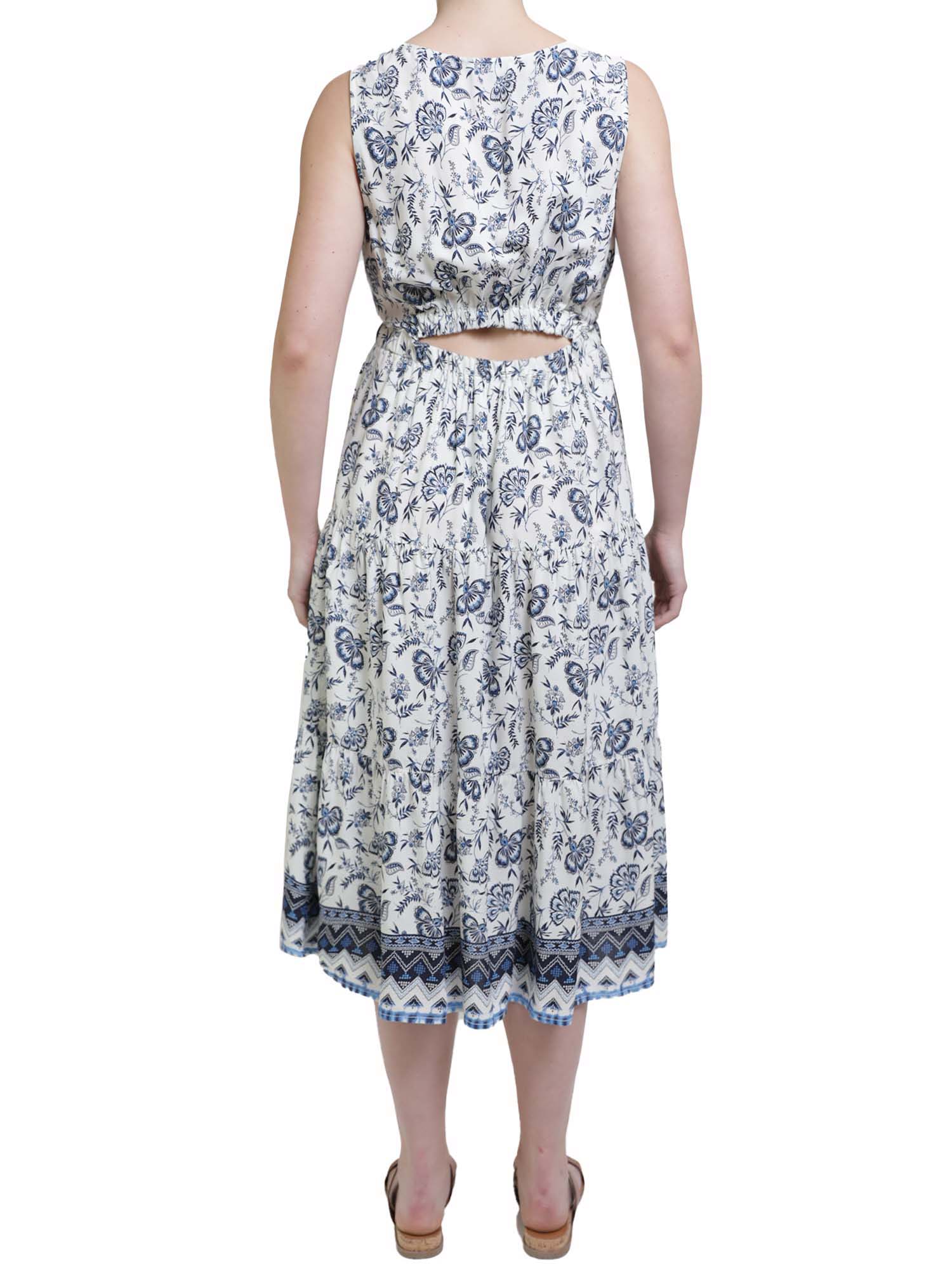 Beach Lunch Lounge Women's Peonia Sleeveless Back Cutout Maxi Dress