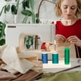 thumbnail image 4 of REACHISE Sewing Machine Universal Thread Stand Plastic 3 Spools Holder Household Thread Holder for Sewing Embroidery (White), 4 of 9