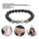 thumbnail image 3 of Pulsera magnética ANGGREK 2 pulseras de cuentas para Aliviar el dolor hombres y mujeres, 3 of 8