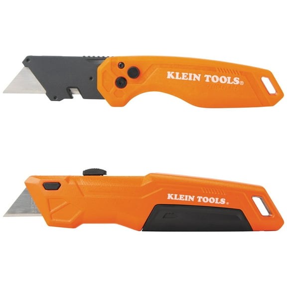 Klein Tools Folding Utility Knife Set 2Pc