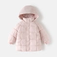 thumbnail image 6 of Ymyiu Kids Winter Coat Boys Girls Long Lightweight Hooded Puffer Jacket Packable Autumn and Winter Long Down Coats Size 7-8 Years(Pink, 7-8 Years), 6 of 7