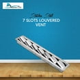 thumbnail image 2 of MARINE CITY 7 Slots Louver Vent, Stainless Steel, Durable, Corrosion-Resistant, Easy to Install 14-7/8 L x 3 W x 1-1/4 H, for Boats, 2 of 7