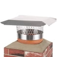 thumbnail image 4 of Draft King Round Slip In Chimney Cover for 11.5 to 12.5 In Masonry Chimneys, 4 of 4