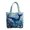 Blue4, variant on Into Adventure: Coastal Print Tote for School Season And Summer Holiday Beach Lightweight Shoulder for Everyday Use