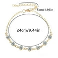 thumbnail image 3 of Bohemian Women Anklet Sparkly Beach Jewelry Trendy Wedding Elegant Adjustable Chain, 3 of 3