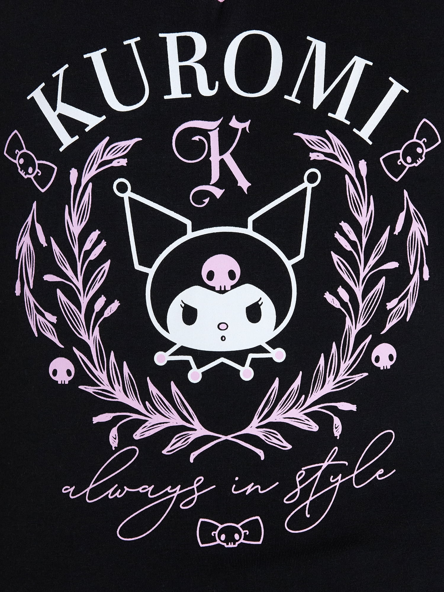 Hello Kitty & Friends Women's Kuromi Graphic Print Halter Top, Sizes XXS-XXL