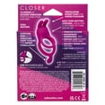 thumbnail image 5 of CalExotics Closer intimate Rechargeable Ring Touch Silicone Dual Vibe Penis Ring, Pink, 5 of 5