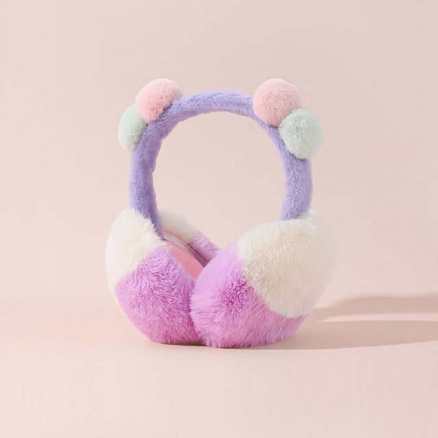 Orejeras de invierno para mujer, cálidas, forradas de felpa, gruesas, a prueba de viento, anticongelantes, a prueba de frío, elásticas, con aro para el sombrero, orejeras