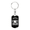 Dog Tag with Swivel Keychain (Gold), variant on I Can Do All Philippians 4:13Stainless Steel or 18k Gold Premium Swivel Dog Tag Keychain