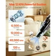thumbnail image 4 of Cordless Handheld Vacuum, 200W Powerful Suction & HEPA Filter for Car Home Pet Hair, 4 of 11