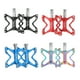 thumbnail image 4 of Sonducket 1 par de pedales de bicicleta, diseño de cojinete multicolor, antideslizante, resistente al desgaste, sellado, pieza de bicicleta, Ciclismo Azul, 4 of 6