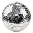 thumbnail image 2 of Silver Mirror Disco Ball Hanging Ball with Hanging Ring for Light Effect , Home Decoration Club Stage (8 Inches), 2 of 6