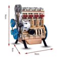 thumbnail image 4 of Engine Model Car Engine Model Kit Decor Building Kit, 4 of 5