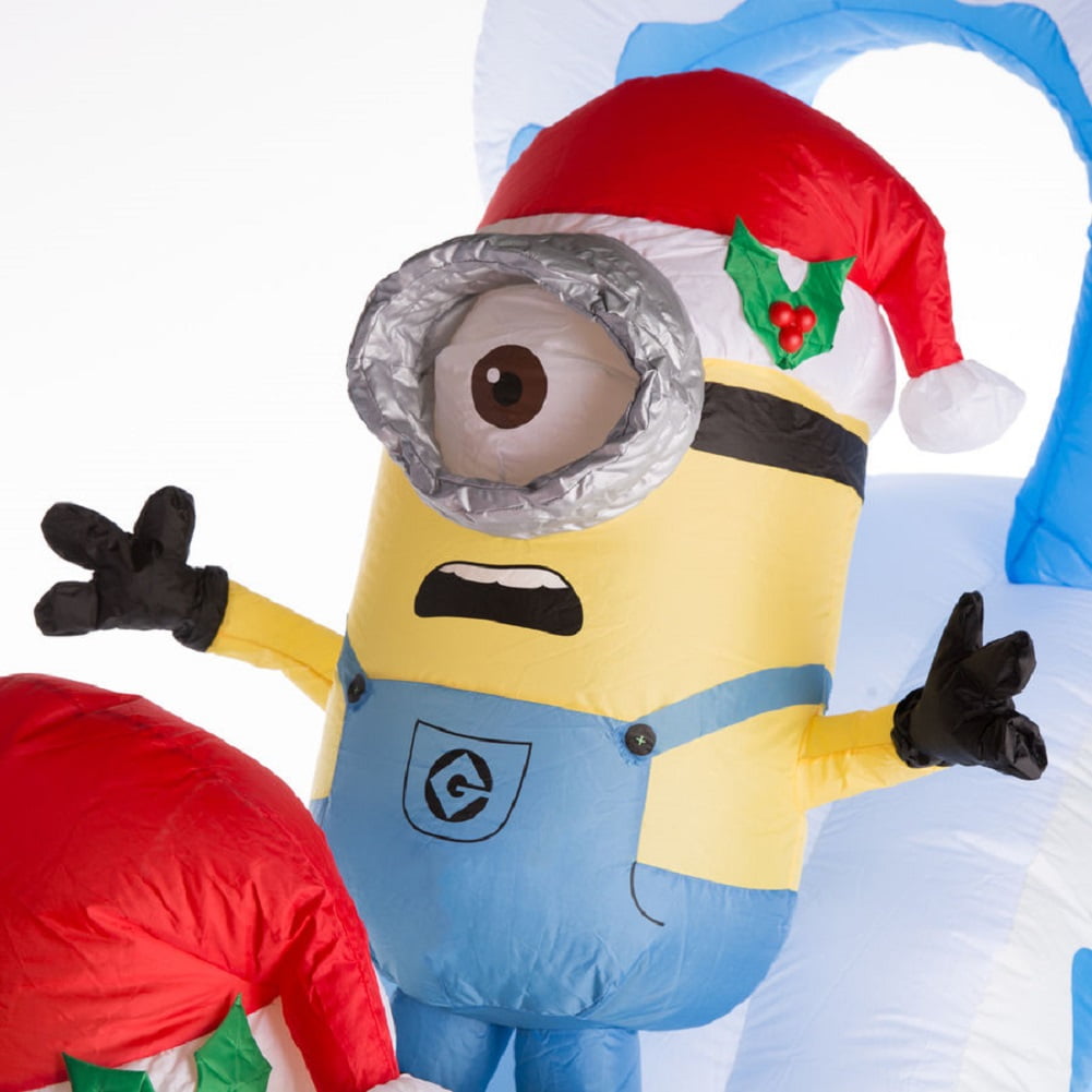 despicable me minion naughty or nice slide 10 ft airblown inflatable walmartcom - Minion Christmas Inflatable despicable me minion naughty or nice slide 10 ft airblown inflatable walmartcom - Minion Christmas Inflatable
