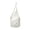 White, variant on White Cotton Rope Hanging Fruit Basket Handmade Wall Mount Storage Net For Kitchen Vegetable Garlic Potato Organizer