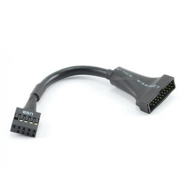 4in USB 3.0 20Pin Header Male to USB 2.0 9Pin