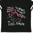 thumbnail image 4 of Inktastic I Have Small Hands, but My Papas Wrapped Around My Little Finger Boys or Girls Toddler T-Shirt, 4 of 5
