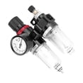 thumbnail image 1 of Air Compressor Moisture Filter, Pneumatic Air Pressure Filter Regulator Lubricator Moisture Water Trap Oil Water Separator G1/4 For Air Tools System, 1 of 8