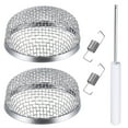 thumbnail image 2 of 2Pc 2.8" Bugs Flying Insect Furnace Screen F RV Vent Camper Steel Mesh Cover, 2 of 7
