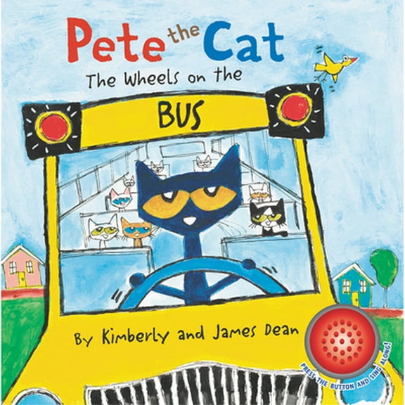 Pre-Owned Pete the Cat: The Wheels on the Bus Sound Book (Board book) 0063067137 9780063067134