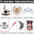 thumbnail image 1 of RC Robot 2.4G Radio Remote Control With Sound Watch Gesture Induction Sensor Intelligent Robot Car Model Kid Electronic Toy Gift, 1 of 6