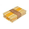 thumbnail image 4 of Urban Villa Kitchen Towels 100% Cotton Pack of 3, Highly Absorbent Quick Drying Super Soft Premium Dish Towels 20x30 Inch for Kitchen with Hanging Loop Hand & Tea Towels - Yellow/White, 4 of 5
