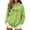 Green Sweatshirts, variant on Jsaierl Womens Halloween Sweatshirts Spooky Ghost Graphic Pullover Hoodies Stretch Work Long Sleeve Sweater Tops Halloween Costumes, Sizes S-2XL