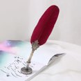 thumbnail image 4 of AIHOME Feather Pen Dip Pen Ink Alloy Pen Sign Pen Holder Set, 4 of 5