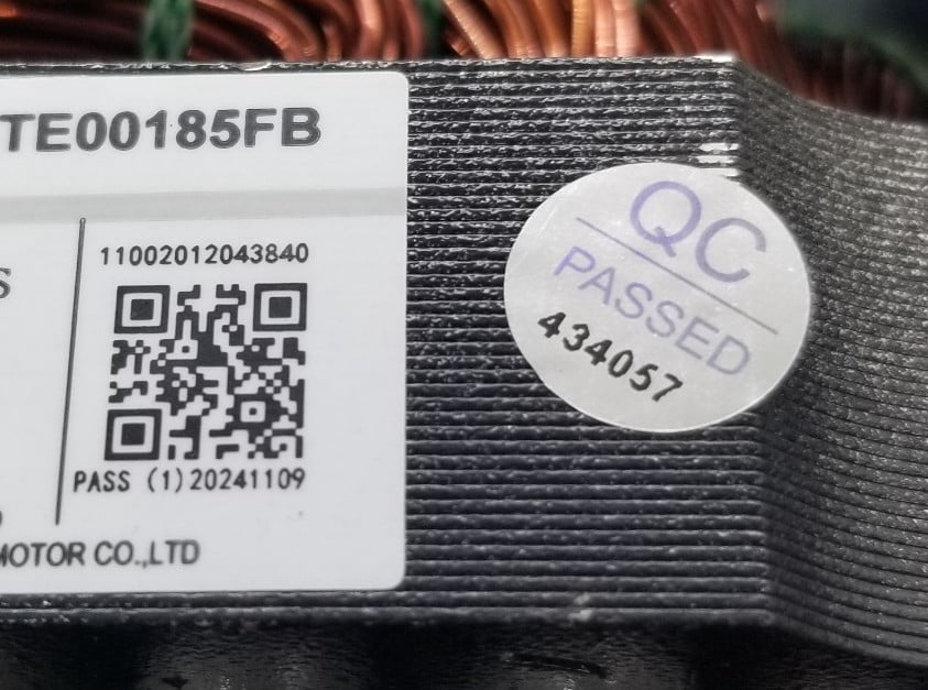 Open Box New OEM Replacement for Midea Dryer Motor 11002012043840