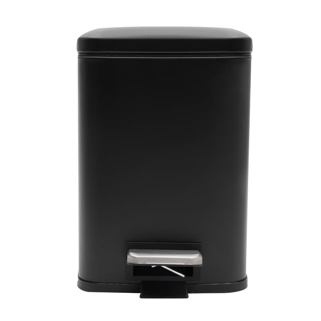 Bote De Basura Cuadrado 6l Home Styles Color Negro