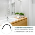 thumbnail image 4 of SEWACC 1Pack Flexible Shaft Extension Tube Faucet Extension Tube Splash-proof for Kitchen Use, 4 of 8