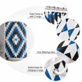 thumbnail image 6 of Shower Curtain Classic Aztec Texture Pattern Waterproof Shower Curtain Set with Hooks for Bathroom Showers,Stalls and Bathtubs,54x78InAbstract Geometric, 6 of 9